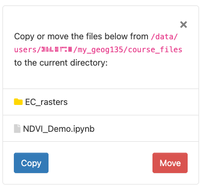 Click copy in the top left