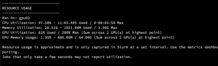 myjobreport - GPU Utilization and Memory added